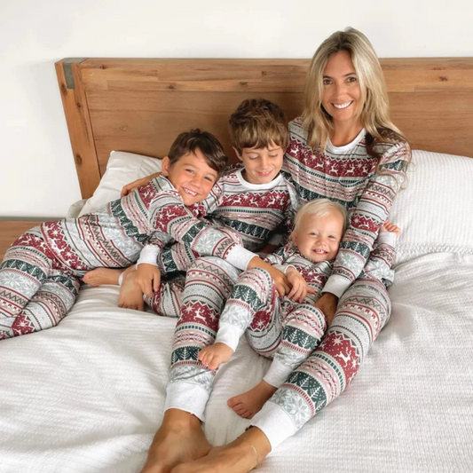 Cozy Holiday Pajama Set Soft Plush for Whole Family - Luxicro