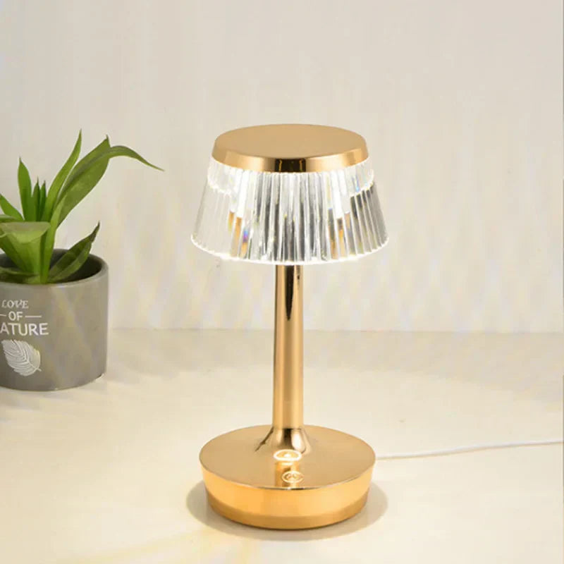 Stylish LED Glass Table Lamp