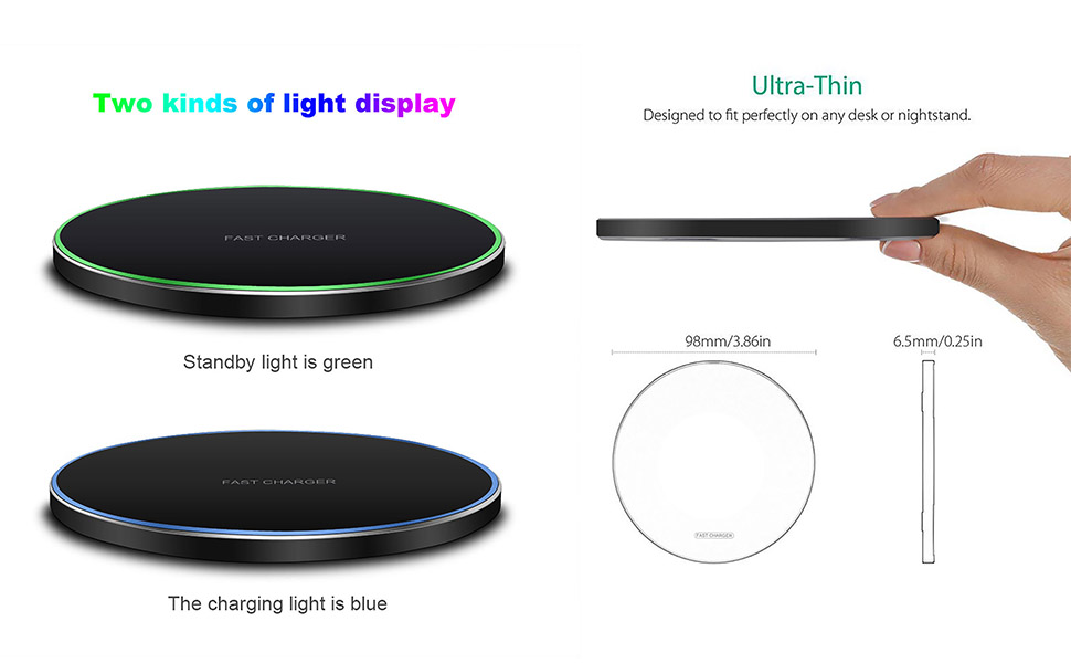 Fast Universal Wireless Charger Pad