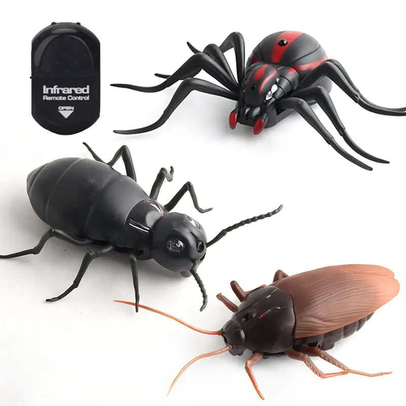 Remote Control Toy Cockroach with Glow Eyes Effect