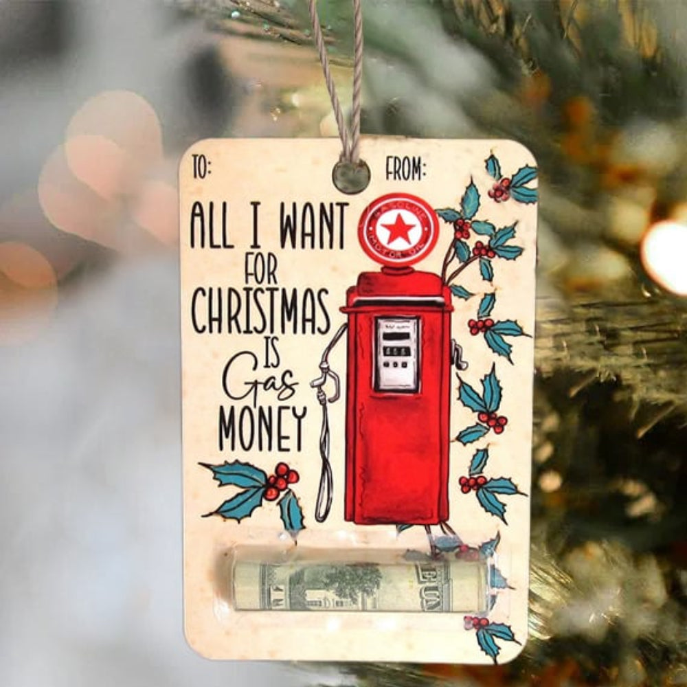 Traditional Wood Christmas Card Display Stand