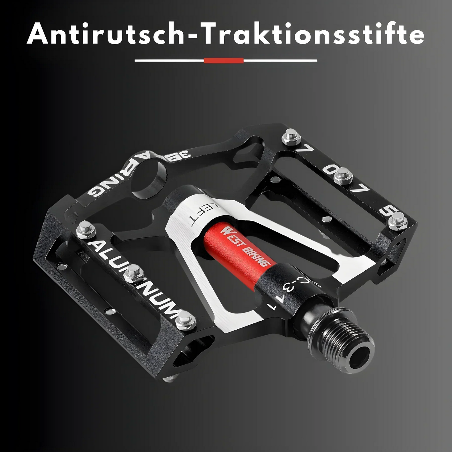 Lightweight Aluminum Bike Pedals with Grip