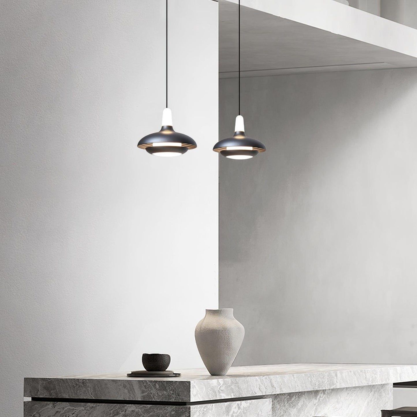 Modern Sleek Pendant Light Lamp