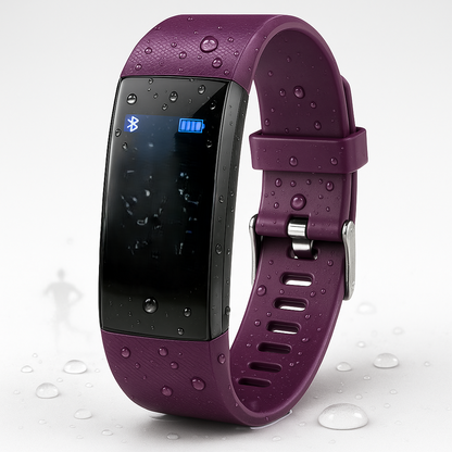 Athletic Water Resistant Sports Watch Silicone Strap
