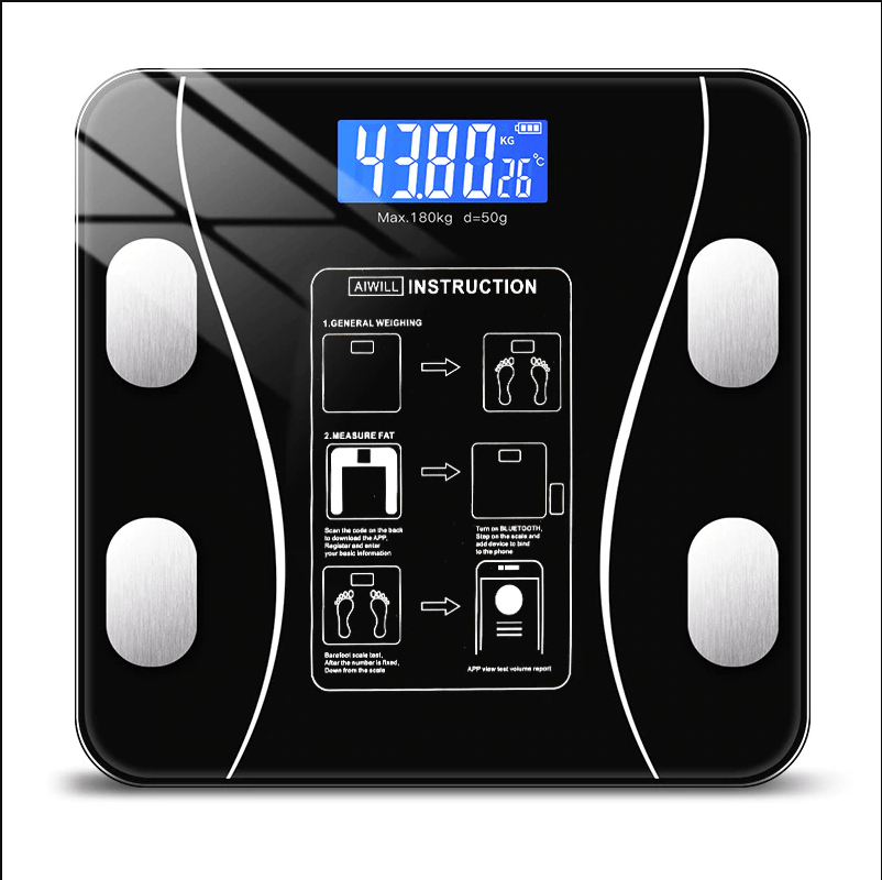 Smart Digital Body Fat Scale with Mobile App - Luxicro