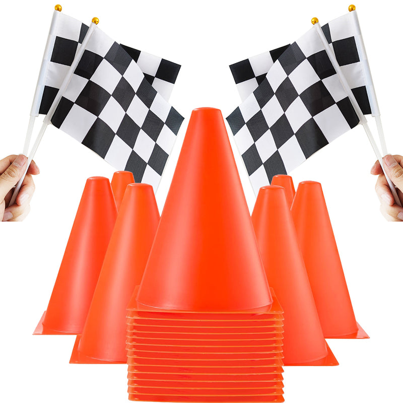 Small Racing Flag and Cone Track Kit - Luxicro