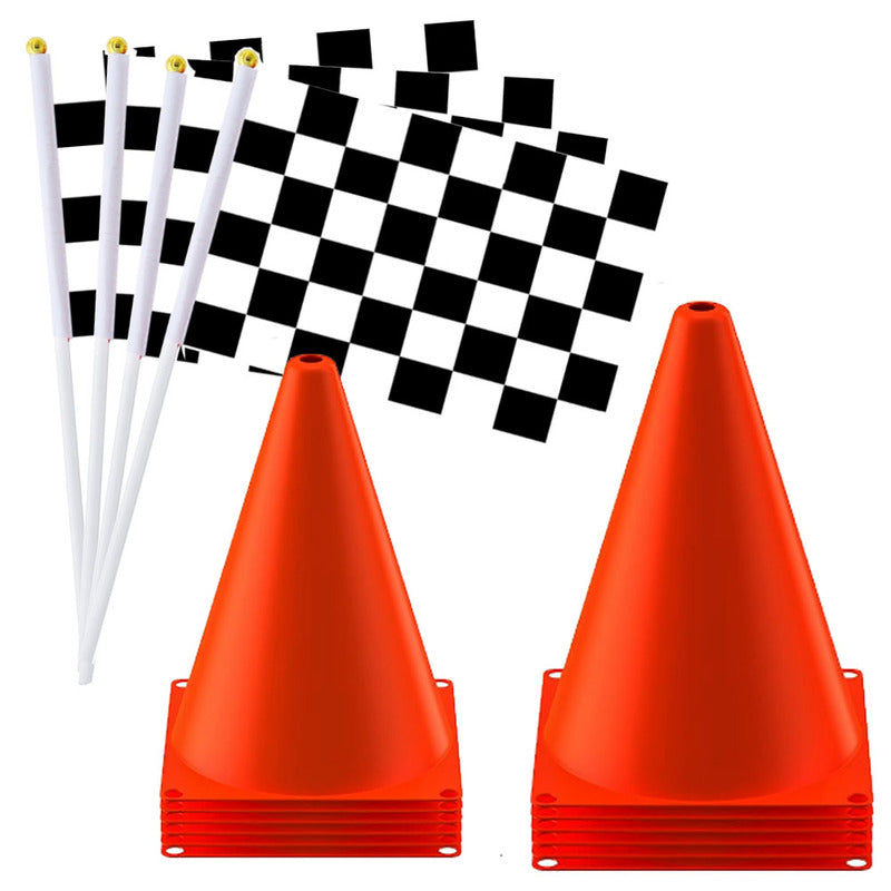 Small Racing Flag and Cone Track Kit