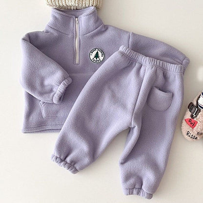 Cozy Infant Fleece Hooded Suit