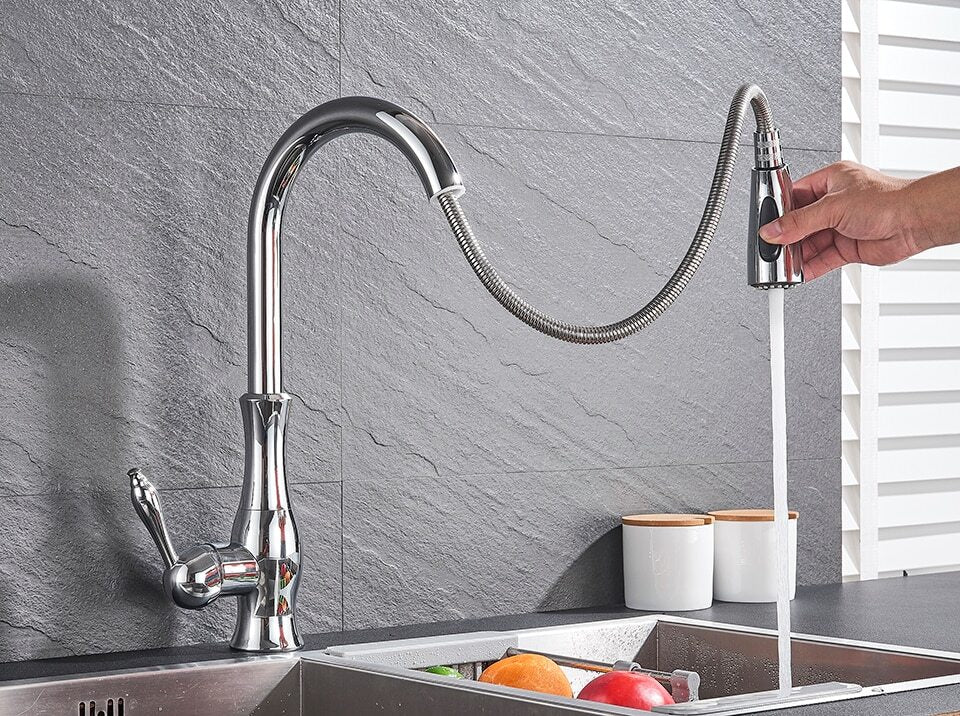 Stylish Pull-Out Faucets for Contemporary Kitchens
