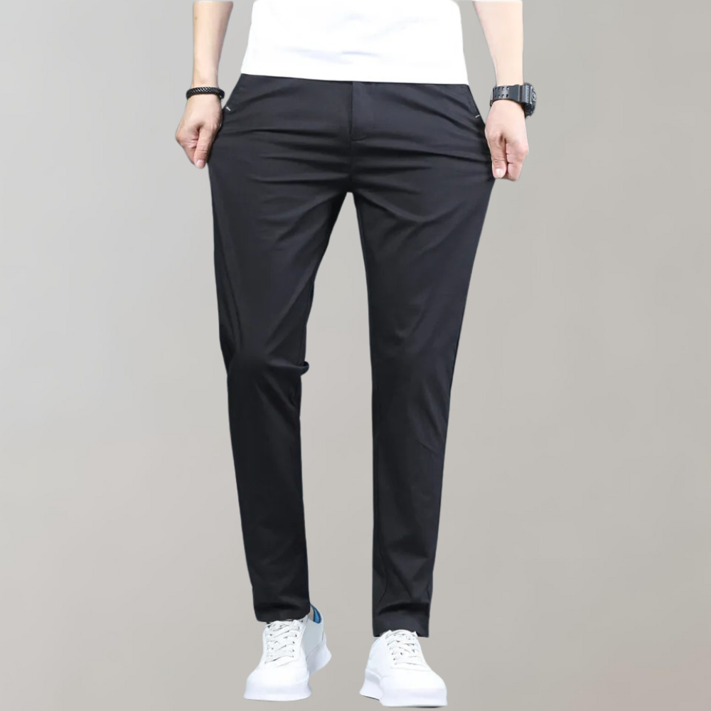 Comfortable Men's Khaki Stretch Pants
