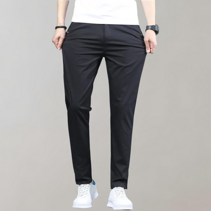 Comfortable Men's Khaki Stretch Pants