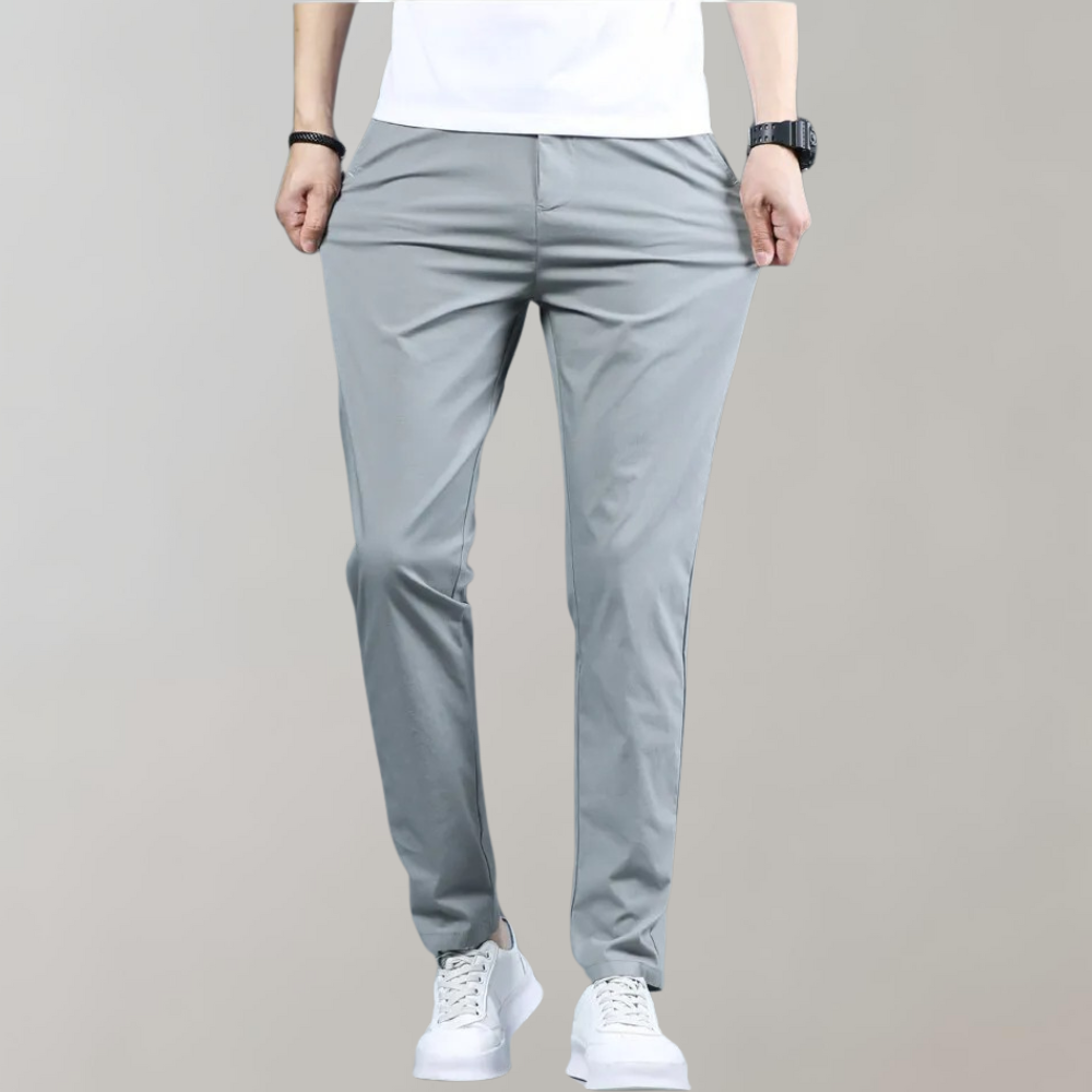 Comfortable Men's Khaki Stretch Pants