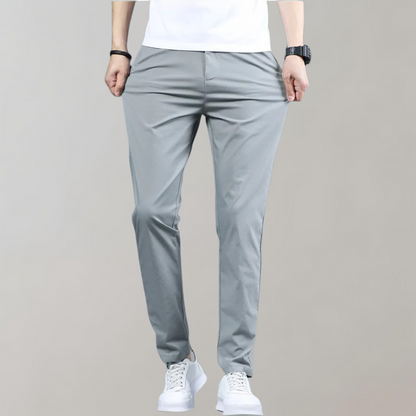 Comfortable Men's Khaki Stretch Pants