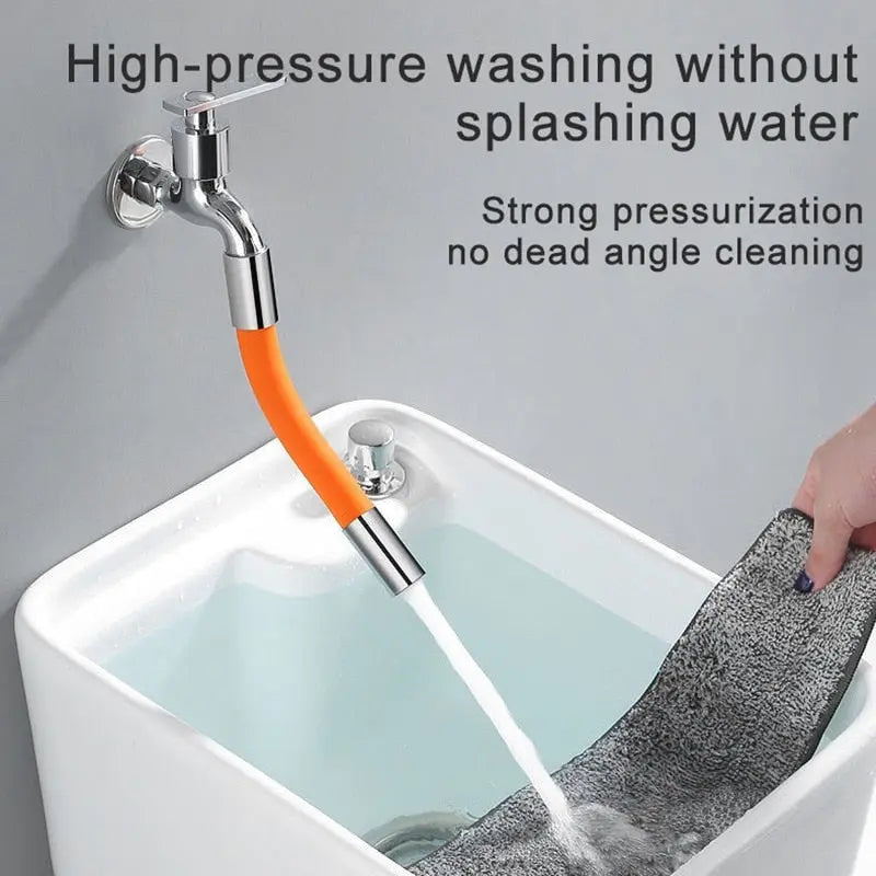 Flexible 360 Degree Kitchen Faucet Extender