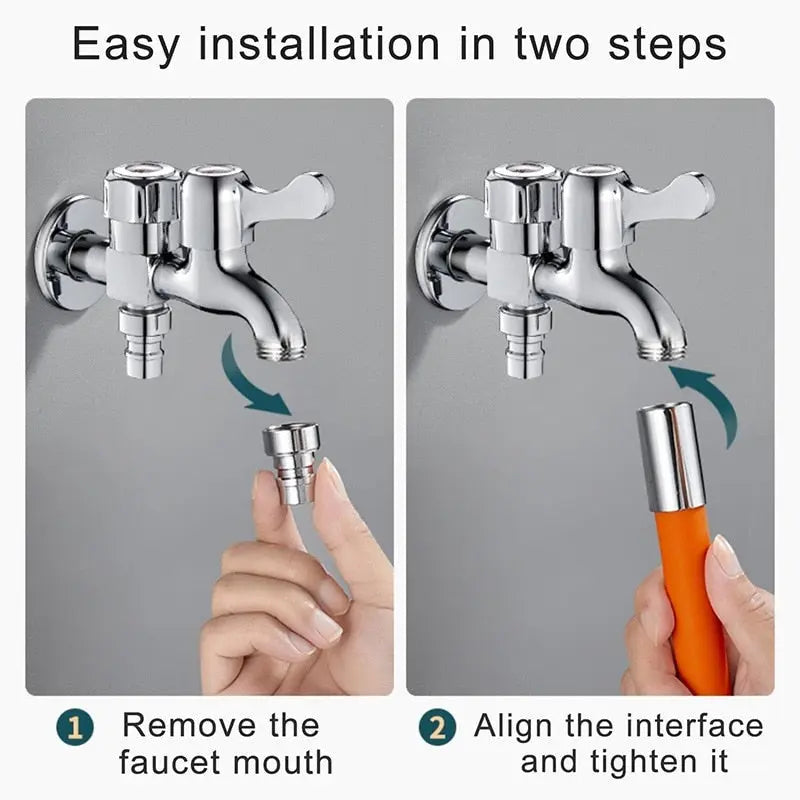 Flexible 360 Degree Kitchen Faucet Extender