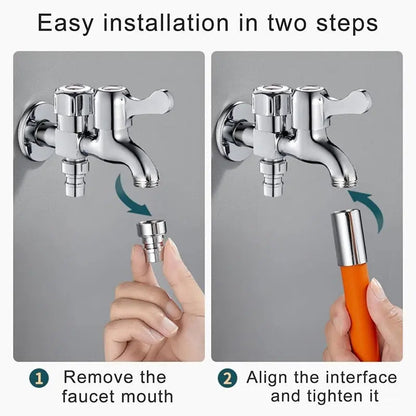 Flexible 360 Degree Kitchen Faucet Extender