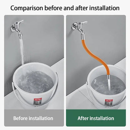 Flexible 360 Degree Kitchen Faucet Extender
