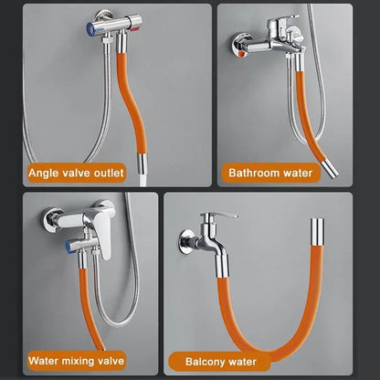 Flexible 360 Degree Kitchen Faucet Extender