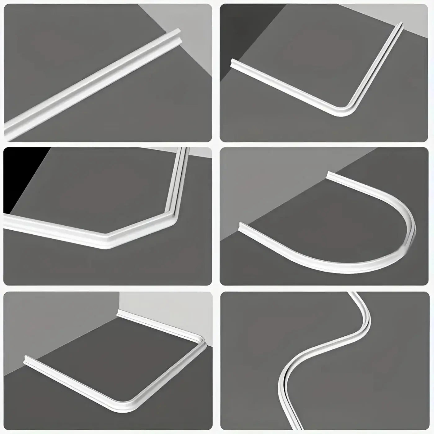 Soft Silicone Shower Splash Guard