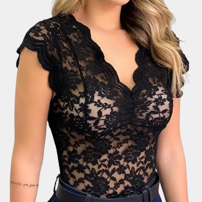 Elegant Sleeveless V-Neck Blouse for Women