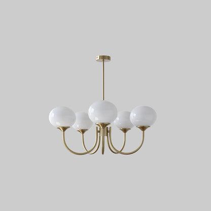Soft Pink Crystal Glass Pendant Light Fixture