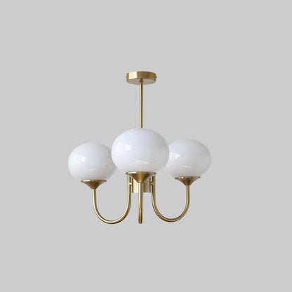 Soft Pink Crystal Glass Pendant Light Fixture