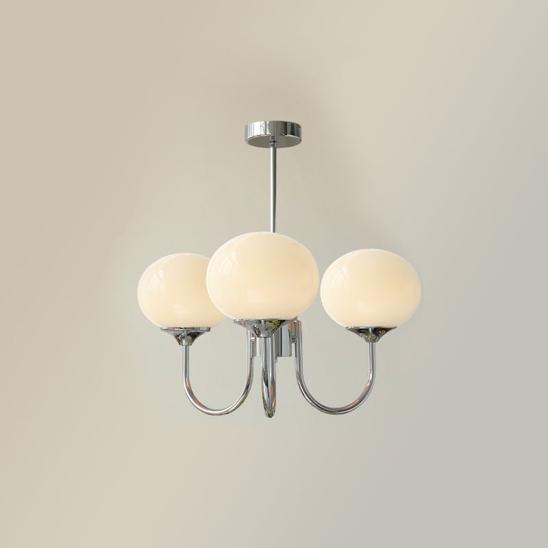 Soft Pink Crystal Glass Pendant Light Fixture
