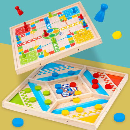 Classic Wooden Family Game Night Edition