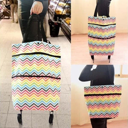Folding Reusable Shopping Tote Bag