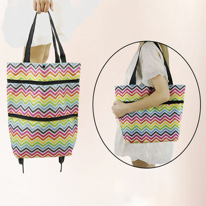 Folding Reusable Shopping Tote Bag