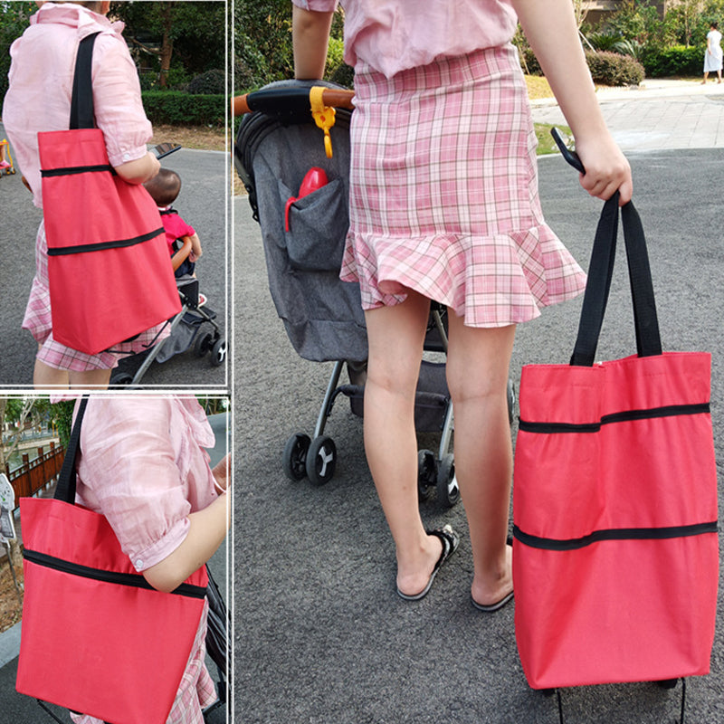 Folding Reusable Shopping Tote Bag