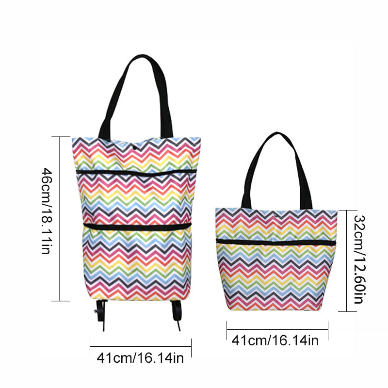 Folding Reusable Shopping Tote Bag