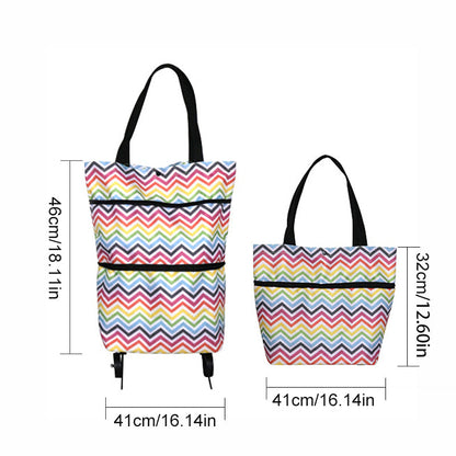 Folding Reusable Shopping Tote Bag