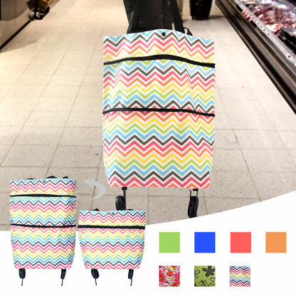 Folding Reusable Shopping Tote Bag