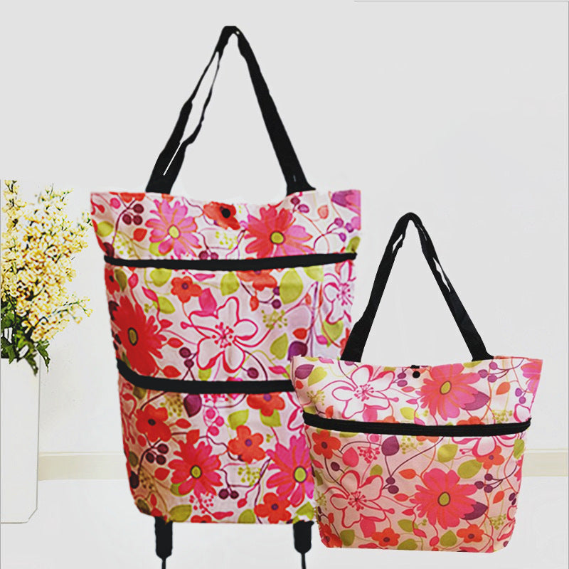 Folding Reusable Shopping Tote Bag