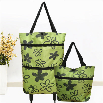 Folding Reusable Shopping Tote Bag - Luxicro