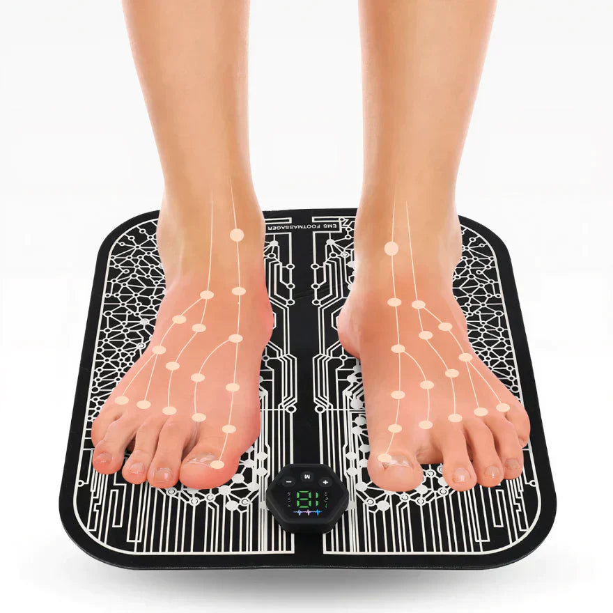 Electric Foot Massager with Rolling Nodes - Luxicro