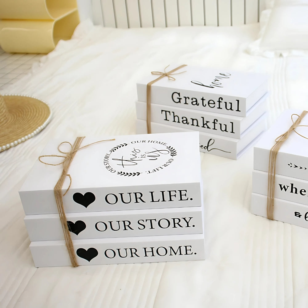 Beautiful Motivational Book Decor for Home - Luxicro
