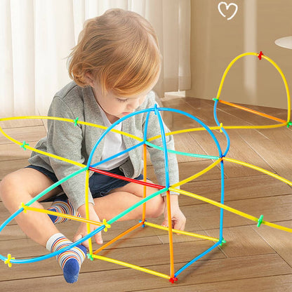 Colorful Children's Construction Rod Kit