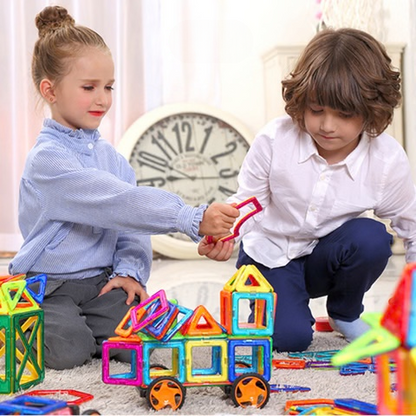 Colorful Magnetic Building Blocks Set