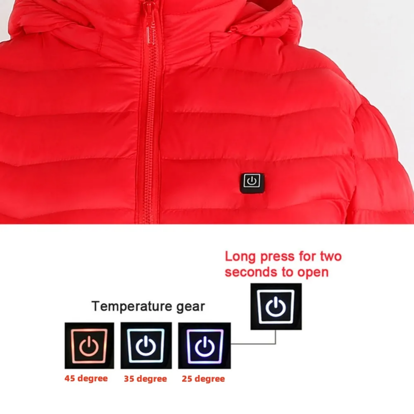 Warm Thermal Heated Jacket for Men and Women