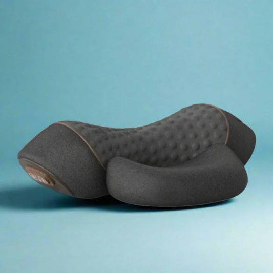 Contour Neck & Back Cushion - Warm Cervical Support Pillow - Luxicro