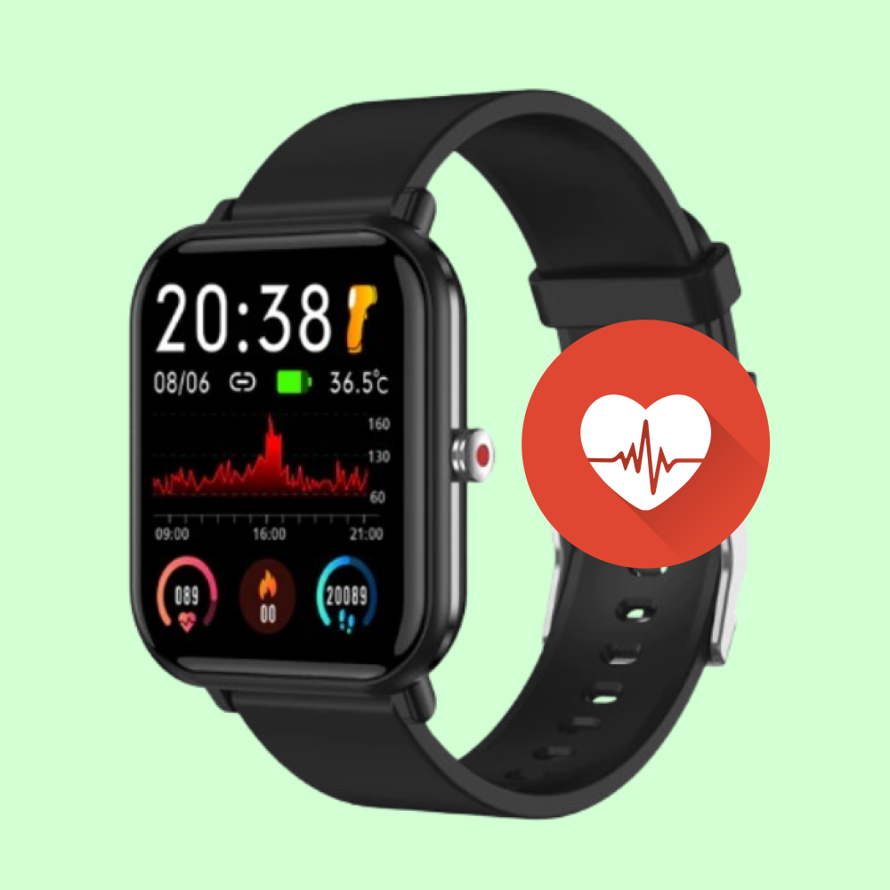 Accurate Waterproof Smartwatch Blood Pressure Tracker - Luxicro