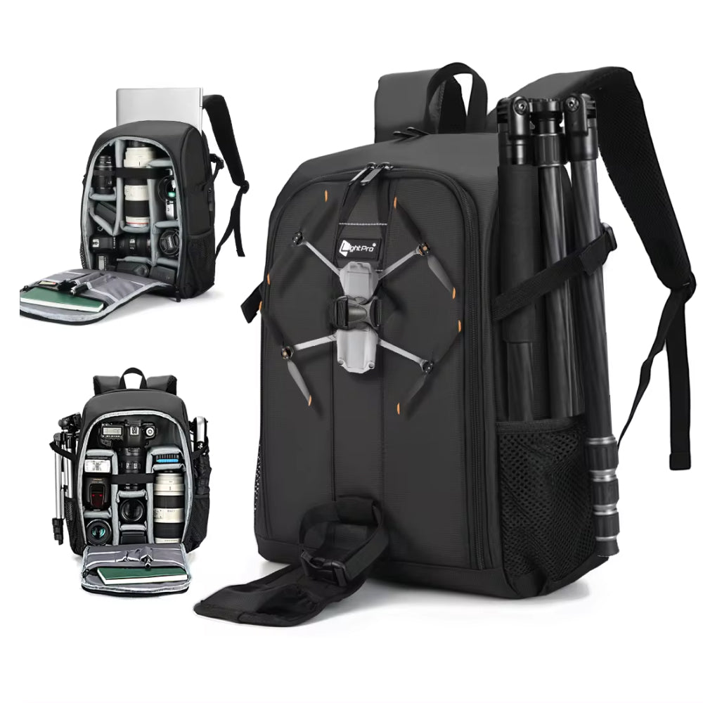 Waterproof DSLR Camera Backpack Bag - Luxicro