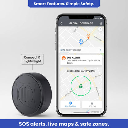Accurate Kids GPS Tracker with Live Location Updates
