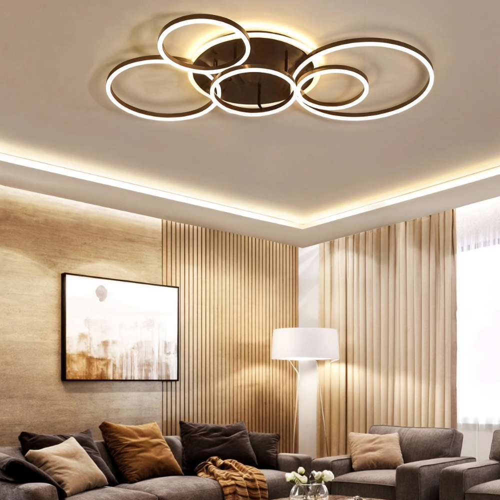 Stylish Adjustable Ring Pendant Light Fixture