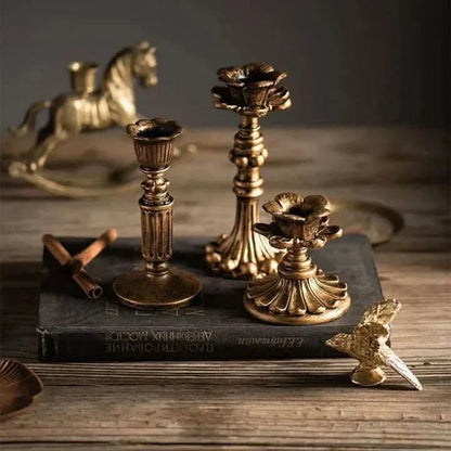 Elegant Glass Candle Stand