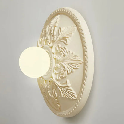 Bright White Plastic Wall Light