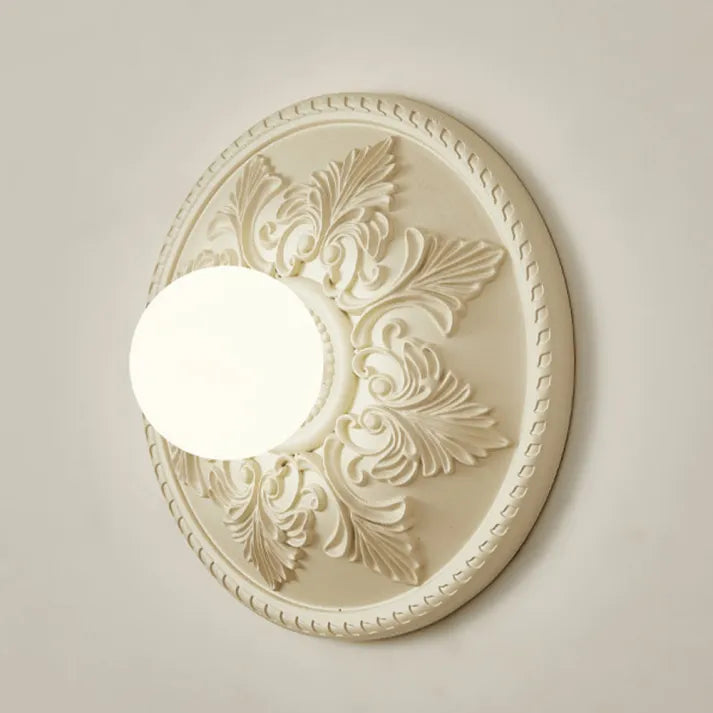 Bright White Plastic Wall Light