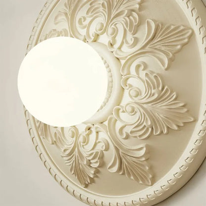 Bright White Plastic Wall Light